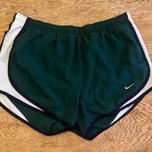 Nike Women's Dark Green Athletic Shorts